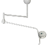 Lampe d'examen LED BELLON LID avec pied roulant
