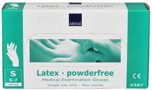 Gants d'examen latex non poudrés non stériles - Abena Frantex