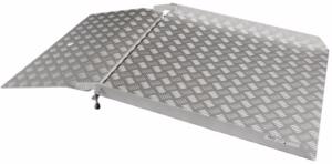 Rampe D'accès Wiltec Pour Fauteuil Roulant - Hauteur Réglable 0 à 76 Mm - Neuf Sous Emballage - Poids 1 Kg