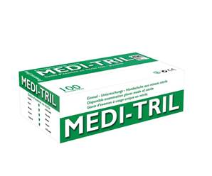 Gants d'examen nitrile non poudrés non stériles Medi-Tril Medistock