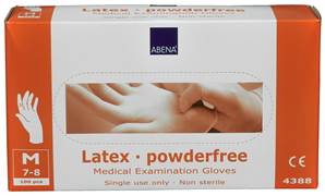 Gants d'examen latex non poudrés non stériles - Abena Frantex