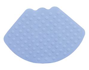 Tapis de douche d'angle antidérapant