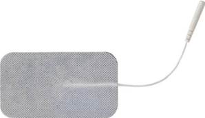 Electrodes rectangulaires Metron 5 x 9 cm pour électrostimulateur