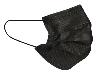Masque de chirurgie à élastiques 3 plis Type 2R Noir