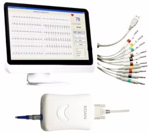 Electrocardiographe ECG EDAN SE-1010 Numérique PC USB 